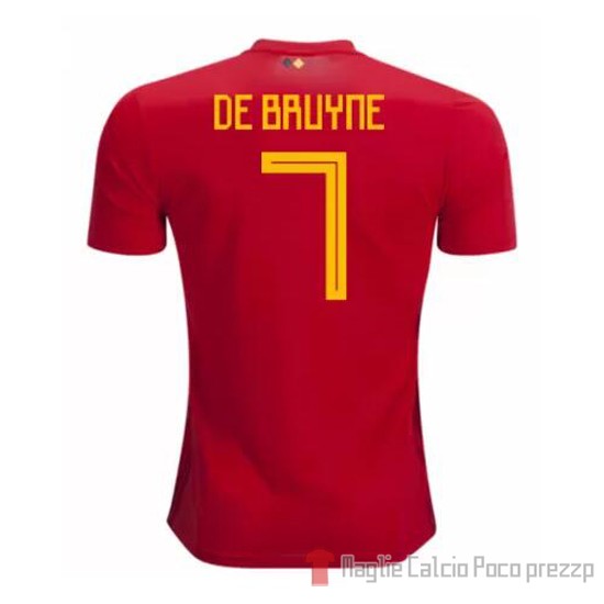 Maglia Belgio Giocatore De Bruyne Home 2018 - Clicca l'immagine per chiudere
